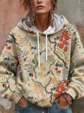 Bohème Boho Floral Art Imprimé Hoodie des femmes